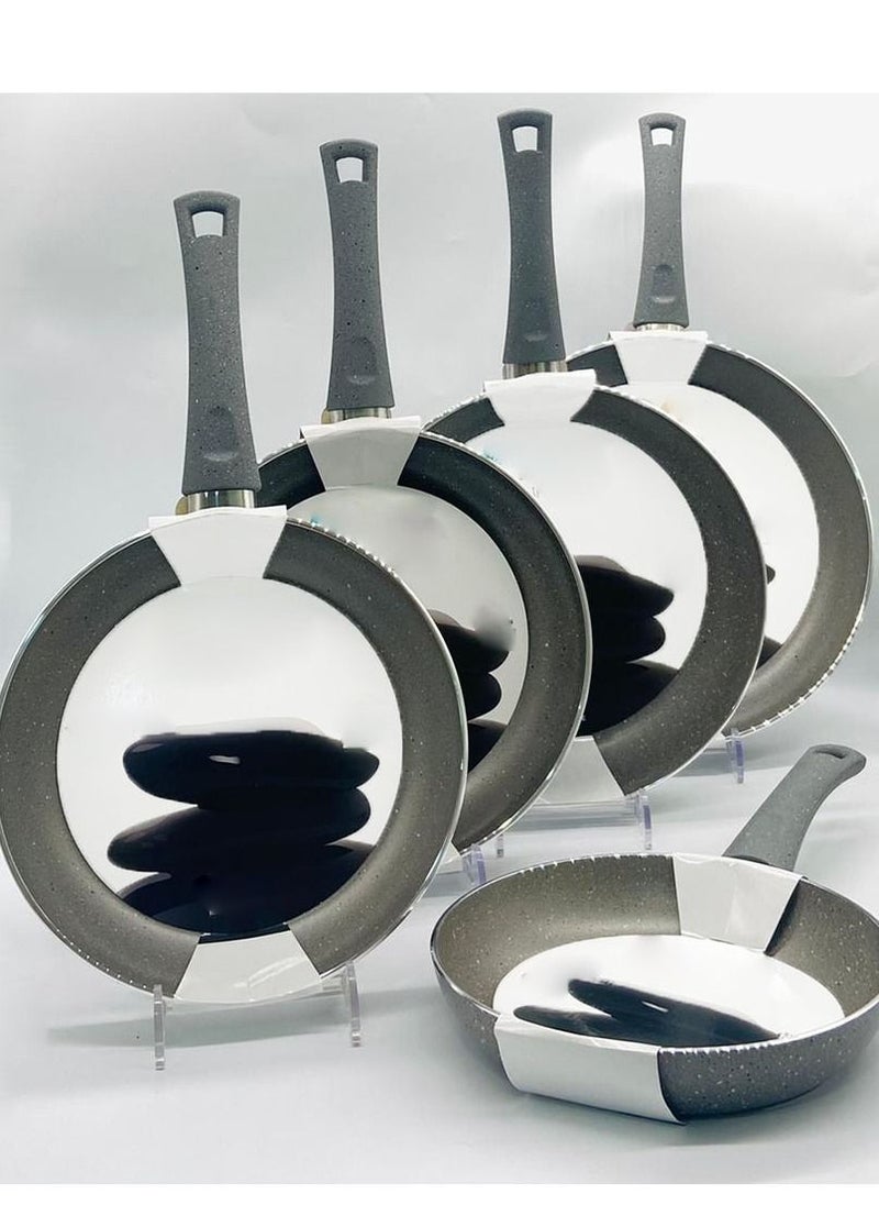 Generic - Non-stick frying pan with marble coating, an elegant touch to your kitchen. Turkish - Image 1