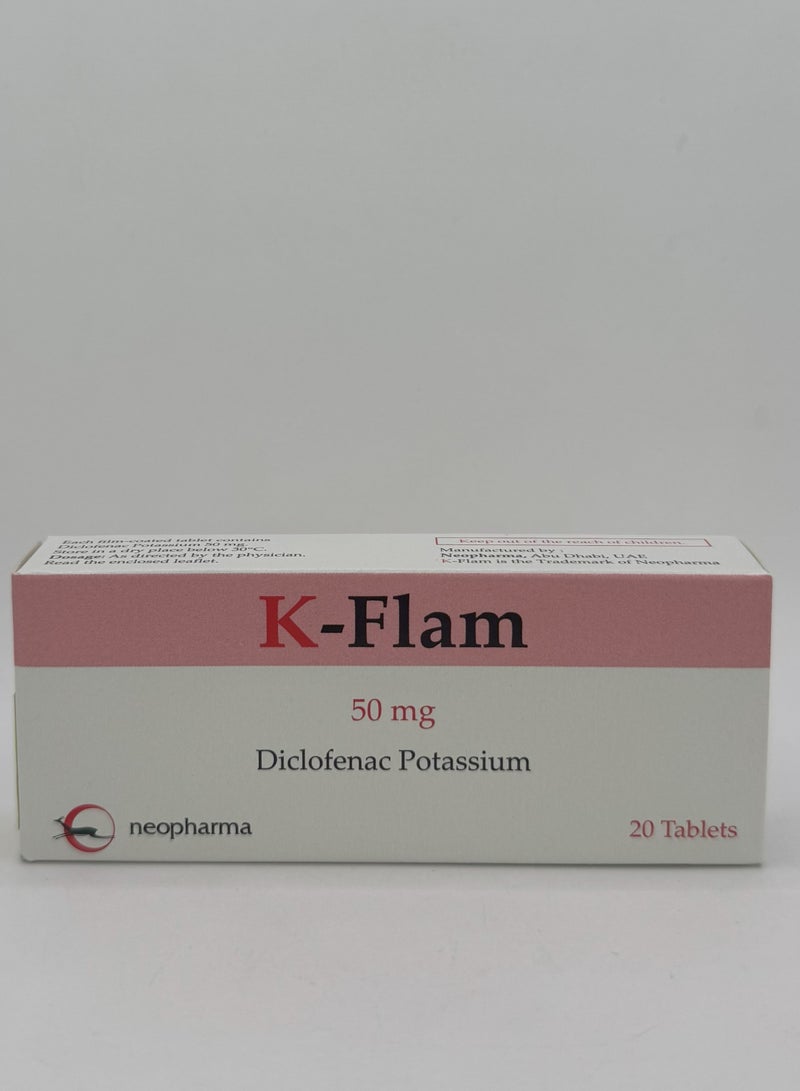 K-Flam tablets 50mg 20'S