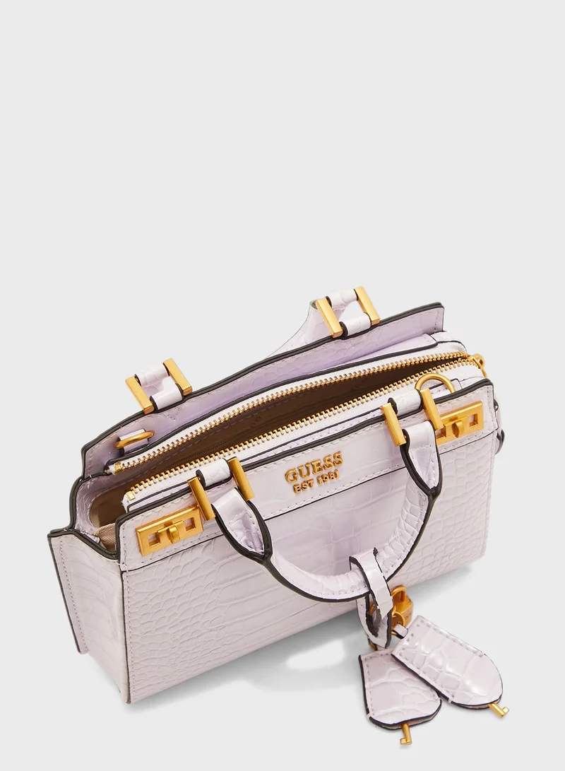 GUESS Katey Croc Mini Crossbody