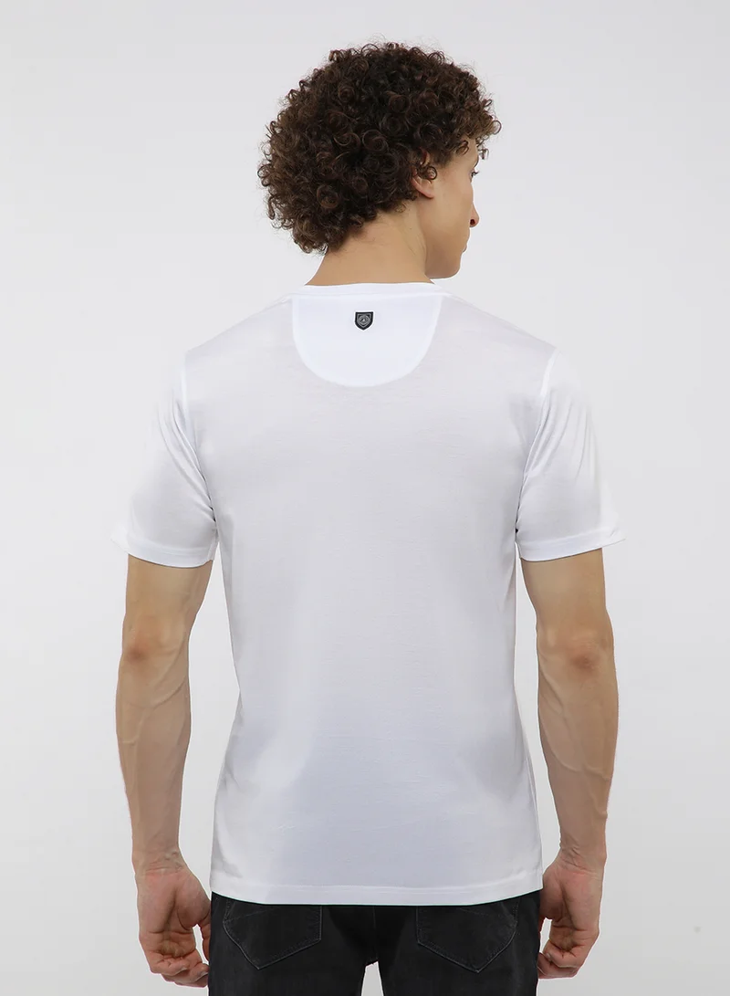 بيفرلي هيلز بولو كلوب تيشيرت بياقة دائرية برسومات