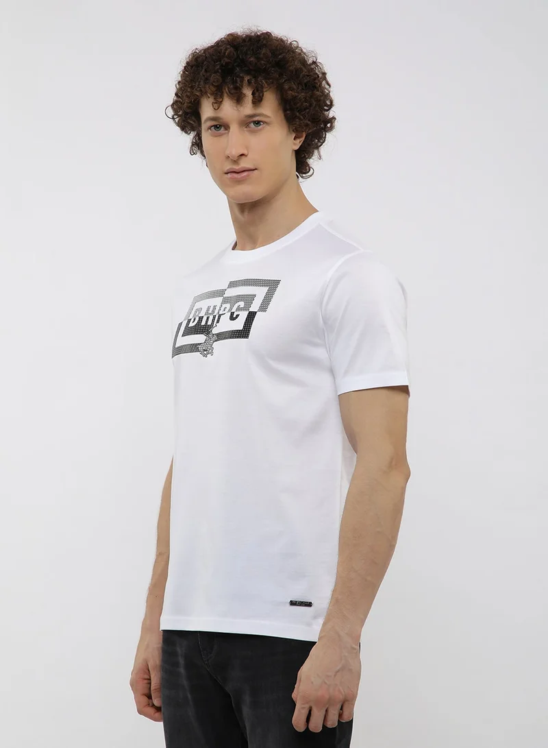 BEVERLY HILLS POLO CLUB  Graphic Crew Neck T-Shirt for Men | Best Price UAE