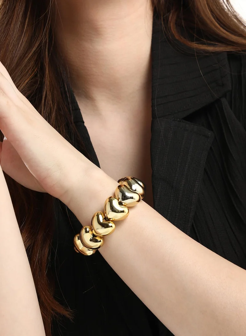 SOHI Cuoer Beaded Artificial Bracelet Jewellery