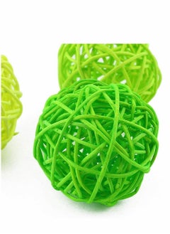 Y&D Rattan Balls, Wicker Balls Decorative Spheres Bowl Fillers Home Decor for Garden, Wedding, Party Crafts, Vase Fillers, Rabbits, Parrot, Bird Toys, Multi Colors, 24 Pcs  - Image 5