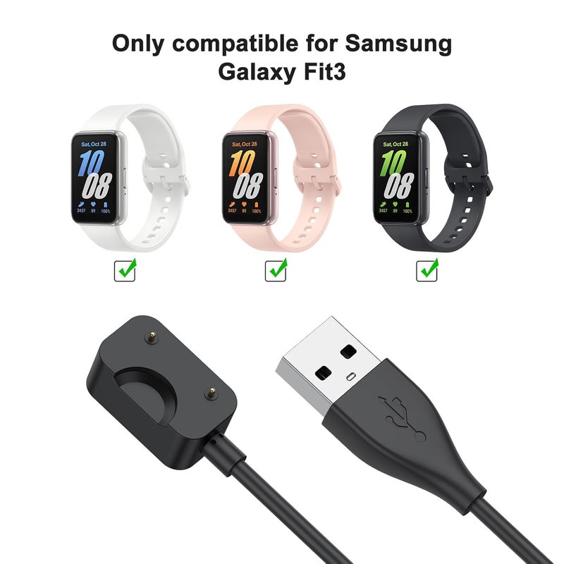 Demark USB/Type C Charging Cable for Samsung Galaxy Fit 3 Charger Cable Smartwatch Fast Charging (USB) - Image 5