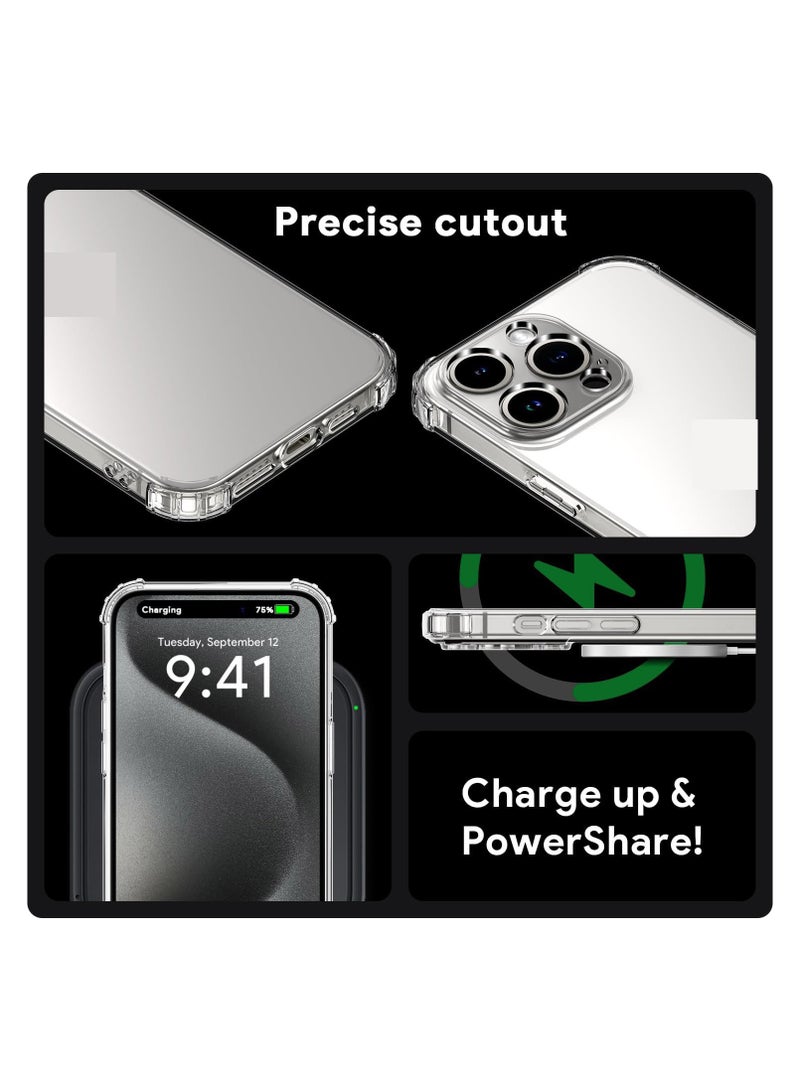 Crystal Clear Case for iPhone 15 Pro Max Clear Slim Thin TPU Four Corners Protective Cover Transparent Soft Cover  - Image 5