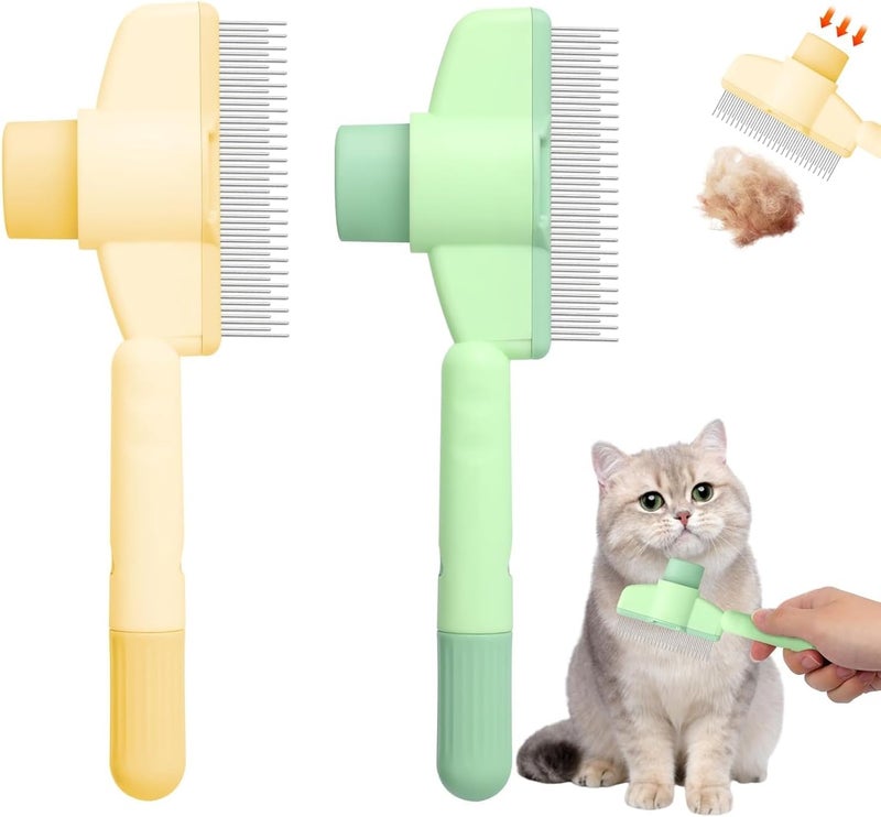 Fejytor Pet Brush (green + yellow) - Image 1