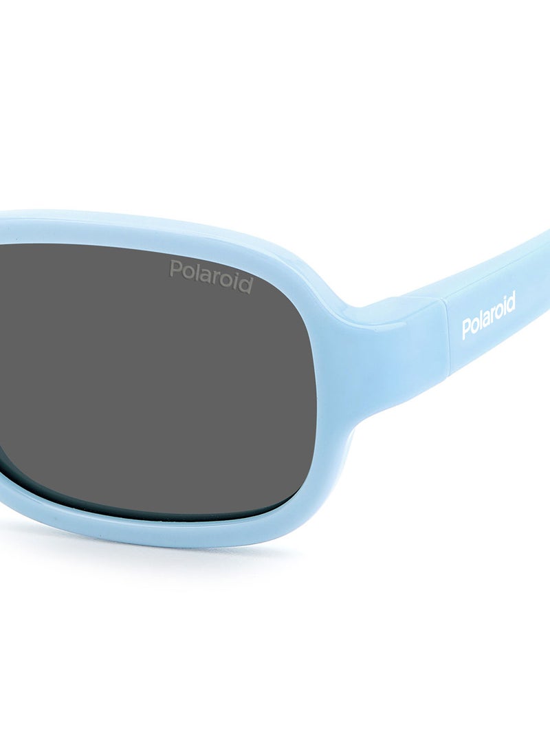 Polaroid Kids Unisex UV Protection Rectangular Sunglasses - Pld K003/S Azure 43 - Lens Size: 43 Mm  - Image 5