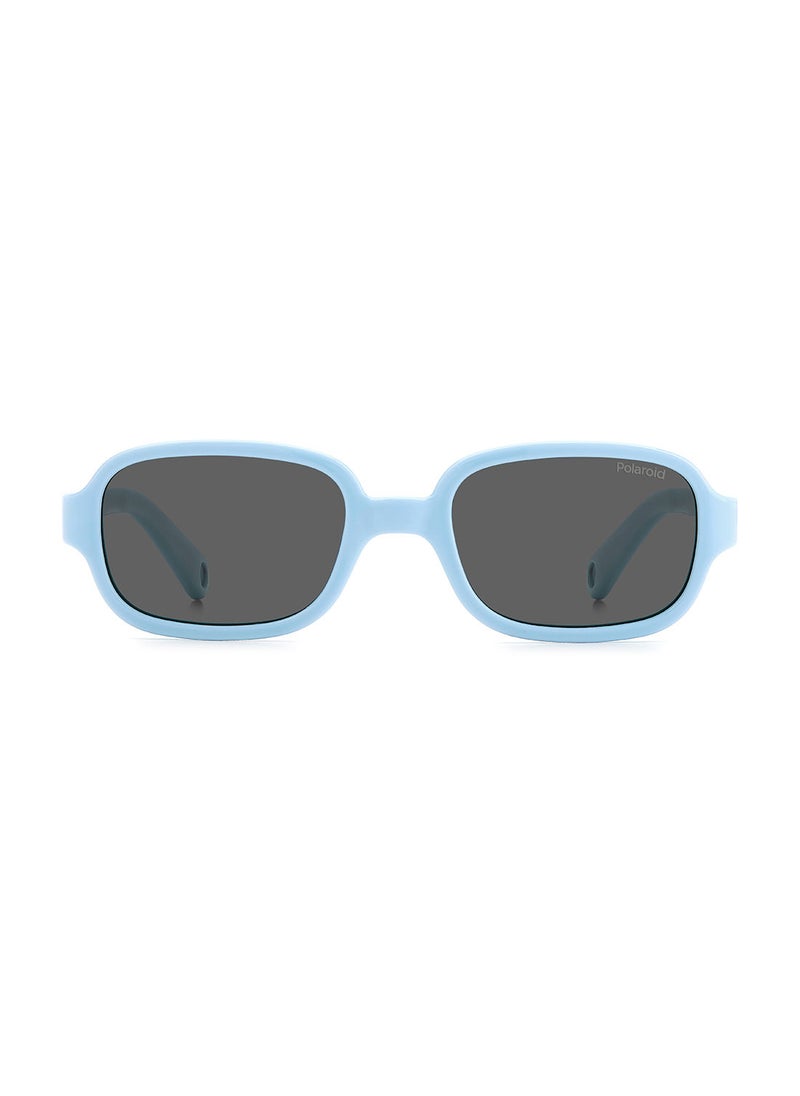 Polaroid Kids Unisex UV Protection Rectangular Sunglasses - Pld K003/S Azure 43 - Lens Size: 43 Mm  - Image 3