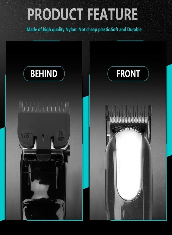 CHAR YONG Replacement for Wahl Professional #1 Guide Comb Attachment No.1 1/8" (3.0mm) and Color Coded Clipper #1/2, 1/16", 1.5mm -Black - Image 4