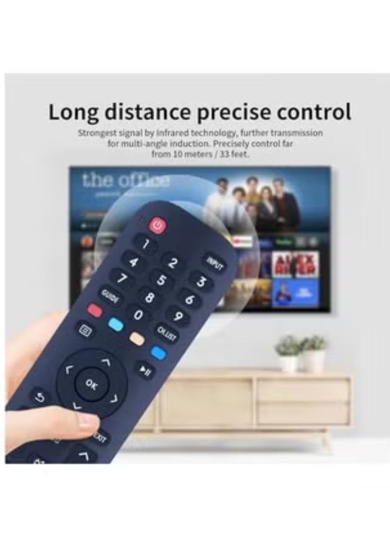 ELTRAZONE Universal Replacement Remote for Hisense VIDAA TV EN2G30H/EN2A30 | Quick Access to Netflix, Prime Video, YouTube & Rakuten TV | Easy Setup & Reliable Smart TV Control - Image 4