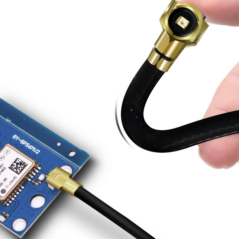 TUOLNK SMA to IPX Coaxial Cable SMA Female Jack Bulkhead to UFL MHF4 RF Pigtail WiFi Antenna Extension Cable 0.81mm IPX Pigtail Coax 12inch(30cm) 5 pcs - Image 4