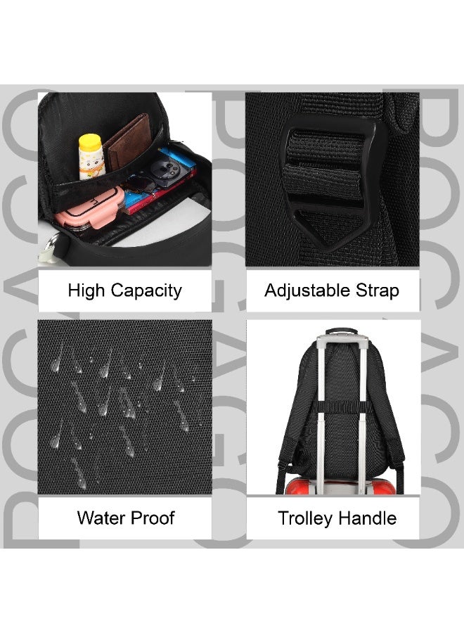 POGAGO Backpack for Men and Women Large Capacity Travel Backpack Multifunctional Laptop Backpack Casual Student Schoolbag - Image 3