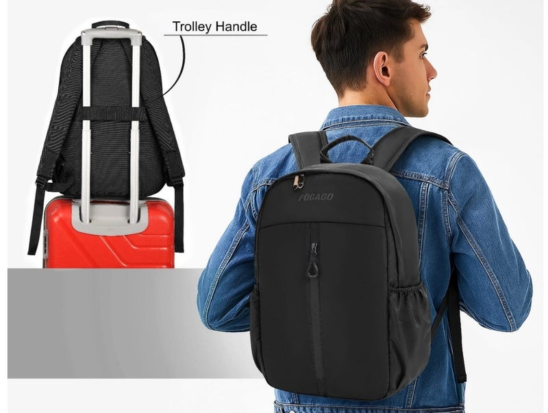 POGAGO Backpack for Men and Women Large Capacity Travel Backpack Multifunctional Laptop Backpack Casual Student Schoolbag - Image 1