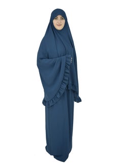 DAMAS COLLECTION Two Piece Islamic prayer dress for girls kids and women -Prayer Clothes for girls and Muslim Women-Prayer Abaya For women and girls kids- Umrah essentials for women -Prayer dress women  - Image 4