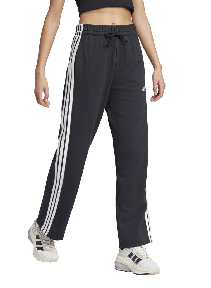 Adidas Essentials 3-Stripes Open Hem French Terry Pants - Image 3