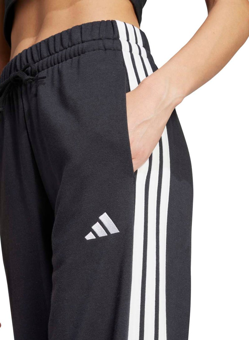 Adidas Essentials 3-Stripes Open Hem French Terry Pants - Image 4