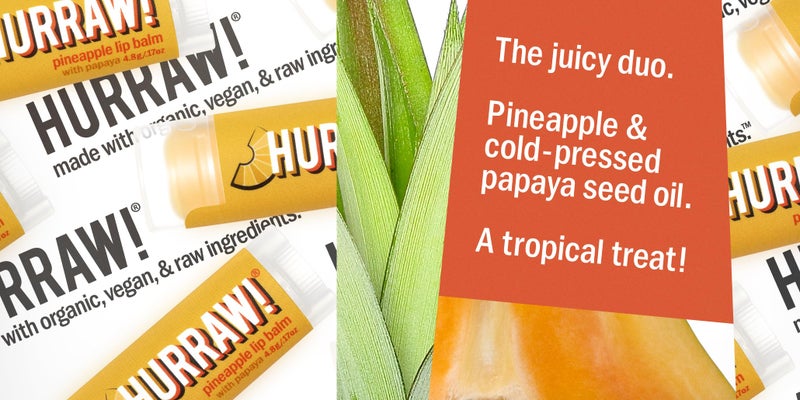 Hurraw! Pineapple Lip Balm, 2 Pack: Organic, Certified Vegan, Cruelty and Gluten Free. Non-GMO, 100% Natural Ingredients. Bee, Shea, Soy and Palm Free. Made in USA - Image 3