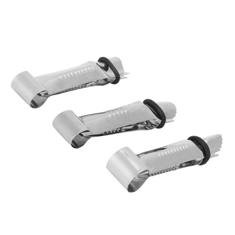 3pcs Stainless Steel Cake Crimper Cake Making Decorating Clamp Mould DIY Baking Tools - Image 3