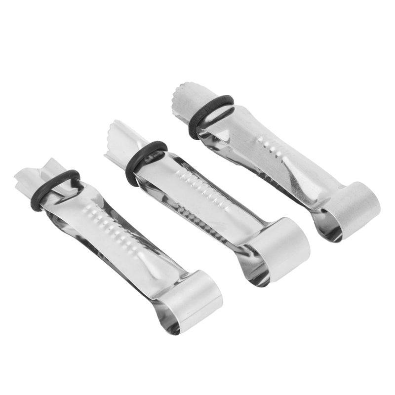 3pcs Stainless Steel Cake Crimper Cake Making Decorating Clamp Mould DIY Baking Tools - Image 4