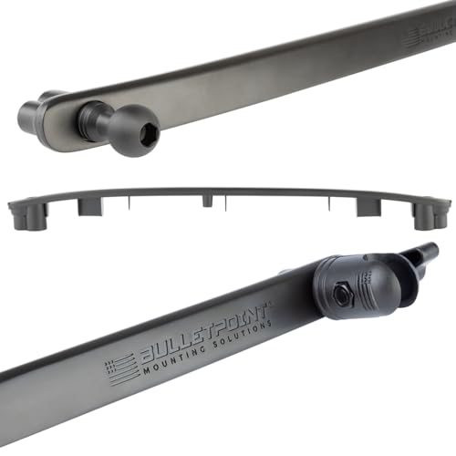 Bulletpoint Mounting Solutions Metal Grab Bar Insert Replacement with 2 Mounting Points Compatible with 2011-2018 Jeep Wrangler JK (Black) - Image 3