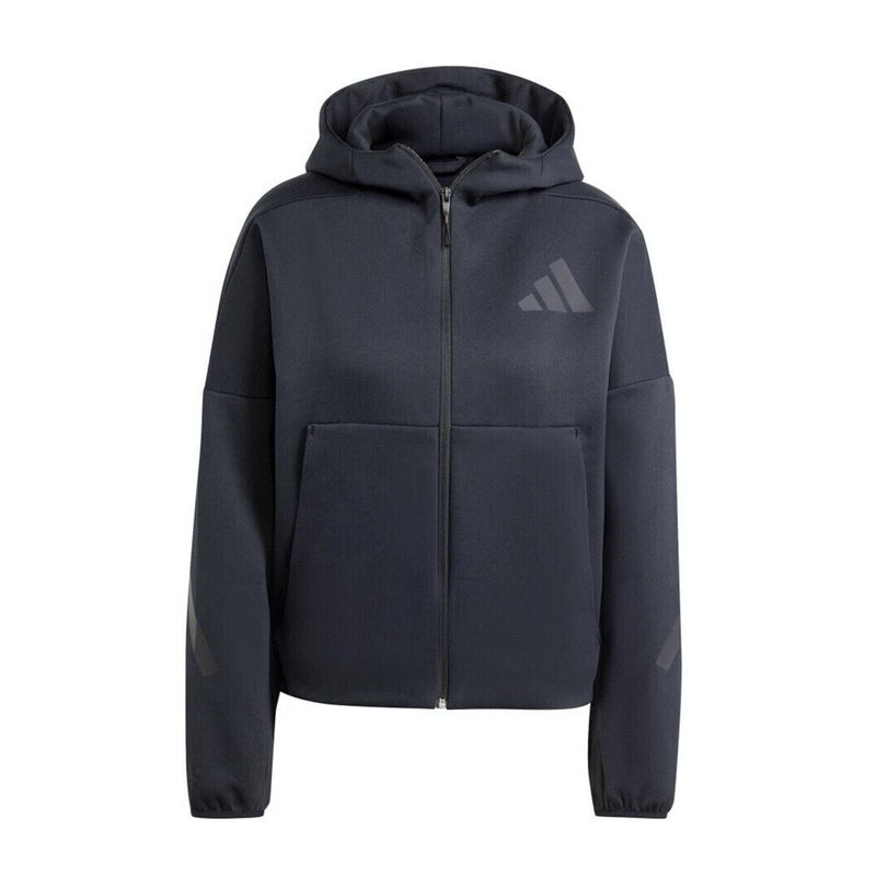 (WMNS) adidas Z.N.E. Full-Zip Hoodie Asia Sizing 'Black'