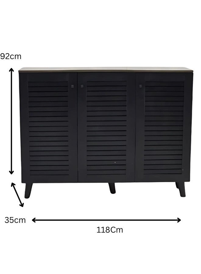 SULSHA Modern Wooden Shoe Cabinet, Shoes Rack With Storage, Shelf Cabinet - Image 2