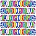 kapibarasensei 80Pcs Pop Bracelet Fidget Toy Wearable Fidget Bracelets Push Poping Bubble Sensory Toys Stress Relief Finger Press Silicone Wristband for Kids and Adults ADHD ADD Autism Anxiety - Image 4