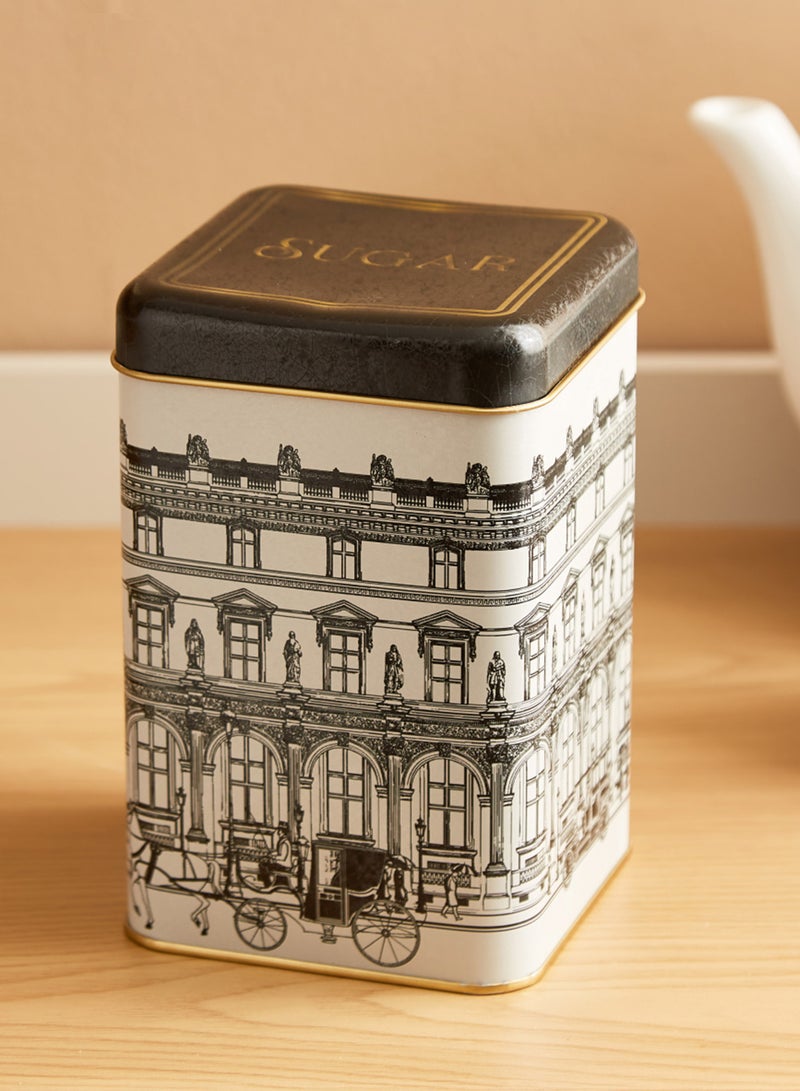 Cuisine Art City Sugar Square Box, 1.9L (105 x 105 x 160 mm) | Stylish Kitchen Storage Container for Sugar, Tea, Coffee & Dry Food Storage - Image 3