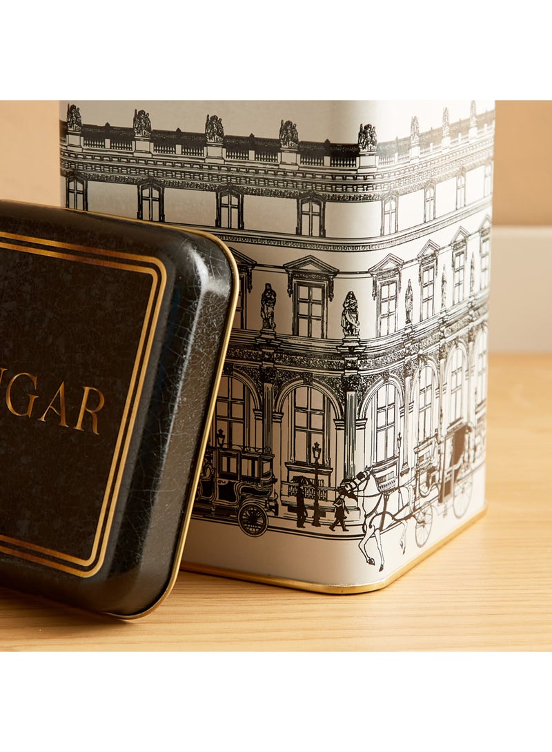 Cuisine Art City Sugar Square Box, 1.9L (105 x 105 x 160 mm) | Stylish Kitchen Storage Container for Sugar, Tea, Coffee & Dry Food Storage - Image 4