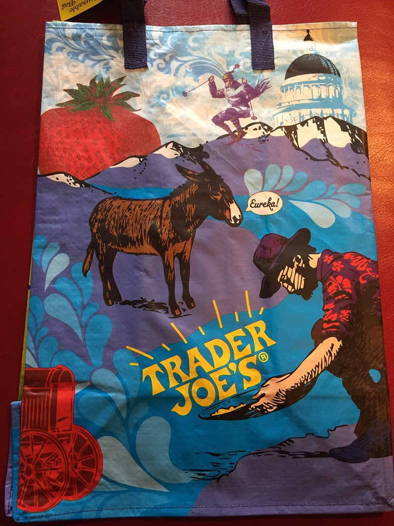 TJ's NO CAL San Francisco - Napa Valley - 1967 Theme Trader Joe's Shopping Reusable Bag - Image 1