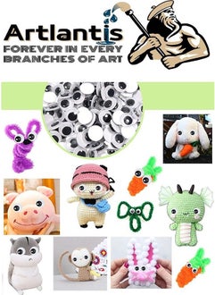 Artlantis Moving Eye Black 10 mm 50 Pack 1 Pack Moving Eye 10MM Hobby Design Kindergarten Nursery Activity Handicraft  - Image 3