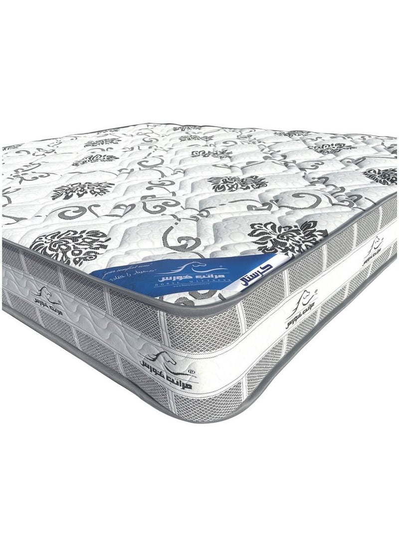 مراتب هورس مرتبة سرير نفر ذات وجهين ومزودة بنوابض بونيل الحلزونية وعليها طبقة من الاسفنج المضغوط الطبي من مراتب هورس مقاس 200 * 120 * 25 سم - Image 1