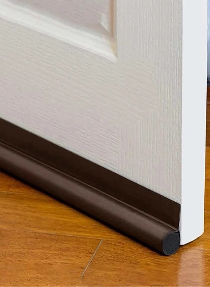 Door Bottom Stopper Stop Insects 8 x 96 x 3 cm Brown 1 piece - Image 2
