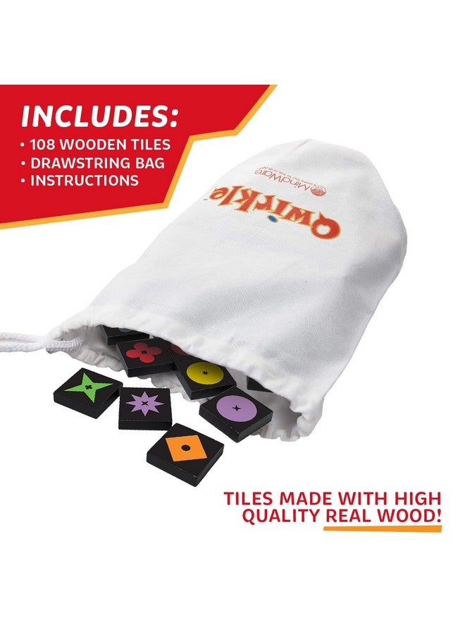 MindWare Qwirkle Color Blind Friendly Family Game Game for Kids and Adults - Fun Family Game Night Game for Concentration and Visual-Thinking Skills - Ages 6+ - Image 4