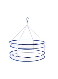 AIWANTO Double Layer Folding Drying Rack Hanging Clothes Laundry Mesh Basket  - Image 2