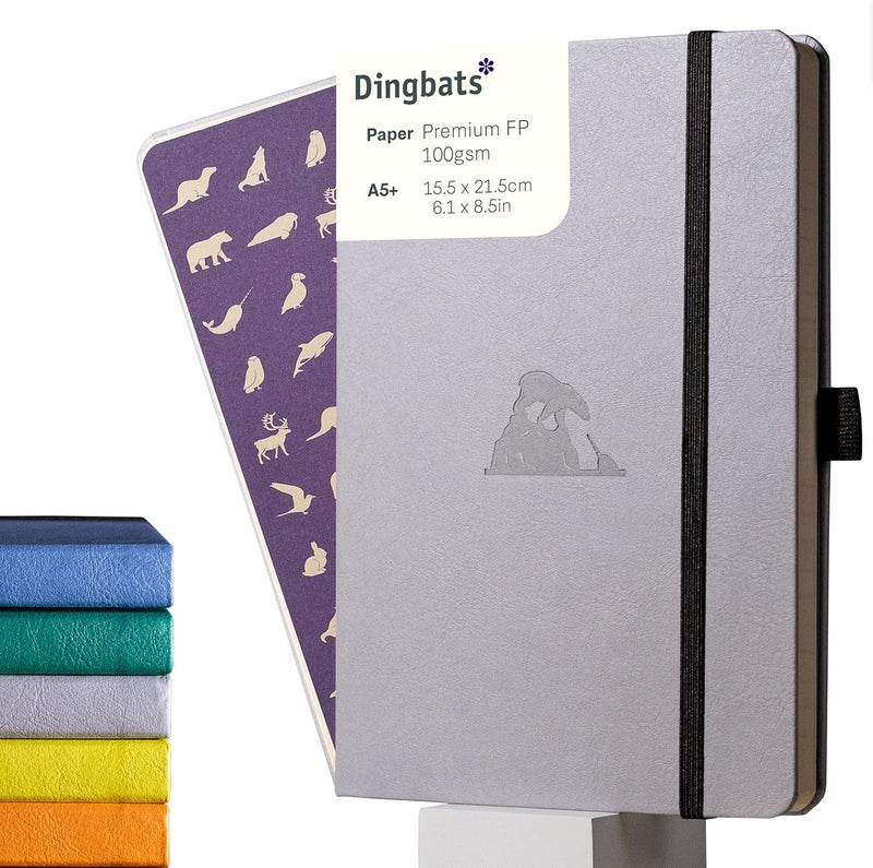 Dingbats* Notebooks Dingbats* Earth A5+ Glicine Arctic Notebook - Dotted Easy store & transit build - Image 1