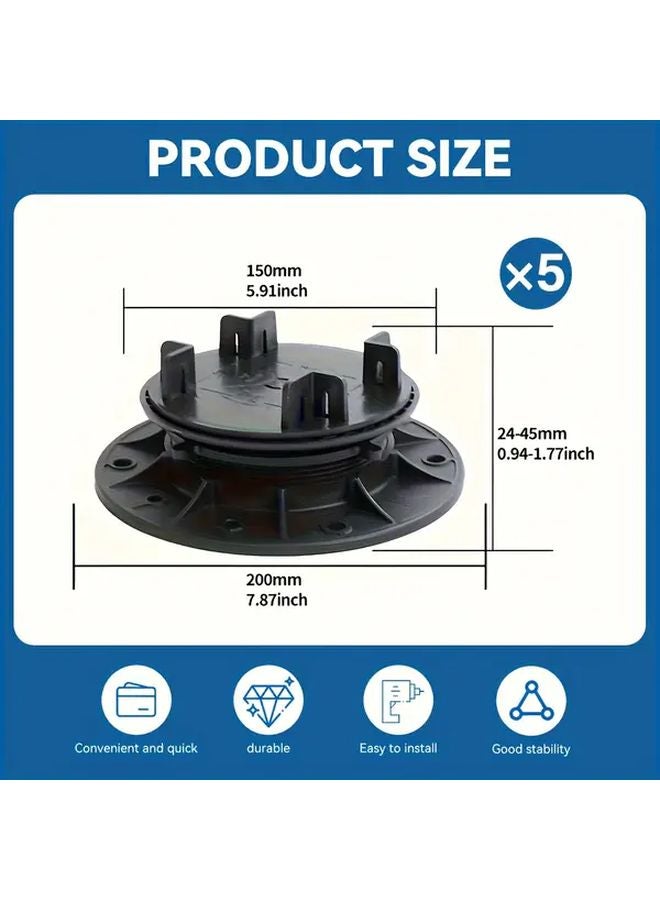U5 30 52 Mm Floor Tile Support System For Balcony Courtyard Deck Beam - Image 5