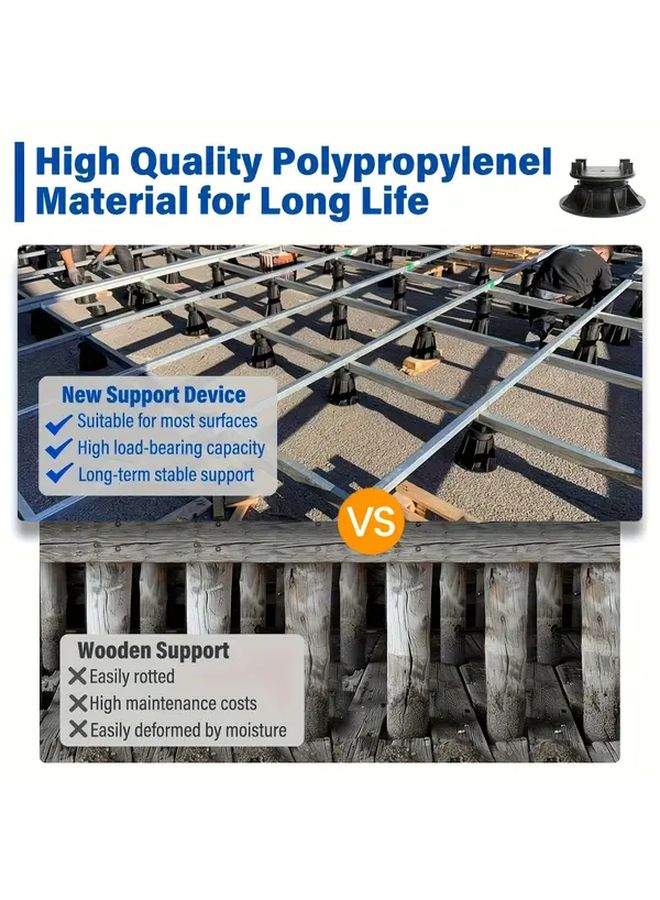 U5 30 52 Mm Floor Tile Support System For Balcony Courtyard Deck Beam - Image 3