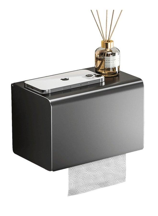 HOMESTAR Stainless Steel Tissue Box for Bathroom & Storage | Waterproof Moisture-Proof Square Dispenser Thickened, Safe R-Corner Design Anti-Collision - Image 3
