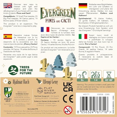 Horrible Guild Evergreen Pines and Cacti Expansion Set of 2 Modular Expansions Tree Growing Abstract Strategy Board Game Ages 8 Players - Image 5
