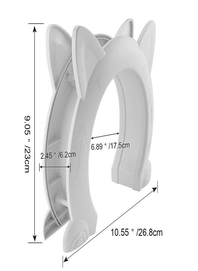 ikuso Indoor Cat Door, Cat Door for Interior Door, Pet Doors for Cat, Kitties and Kittens - Image 5