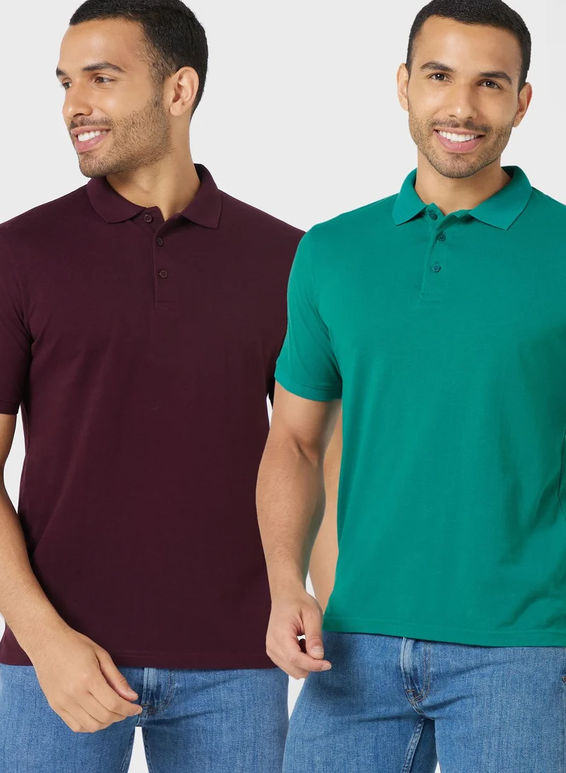 Seventy Five Basics 2 Pack Polo Shirt