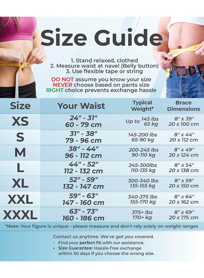 Sparthos Back Brace For Lower Back Pain - Immediate Relief From Sciatica, Herniated Disc, Scoliosis - Breathable Design With Lumbar Support Pad - For Home & Lifting At Work - For Men & Women - Image 3