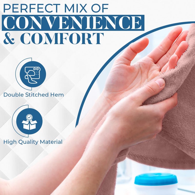 DAN RIVER 6-Pack Premium Hand Towels (16x28 Inches) - 100% Cotton, Ultra Soft, Lightweight, Highly Absorbent Towels for Bathroom, Spa, Gym, Salon, Hotel, and Travel - Dusty Pink - Image 5
