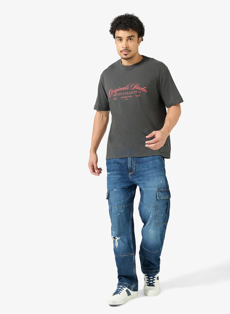 JACK & JONES Graphic Crew Neck T-Shirt