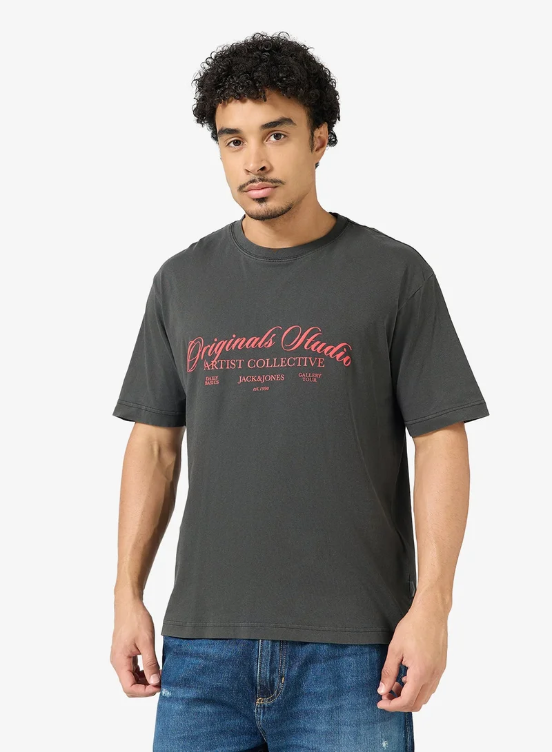 Graphic Crew Neck T-Shirt