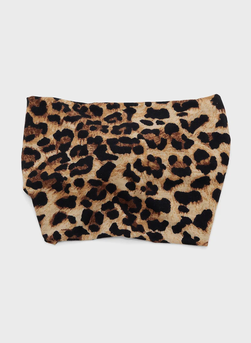 ELLA Leopard Print Flat Headband