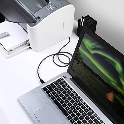 Fasgear USB A to USB-B 3.0 Cable - Superspeed USB 3.0 Printer Cable 3ft, Nylon Braided USB 3.0 Type B Monitor Cord, for Docking Station External Hard Drivers Scanner Hub - Image 5