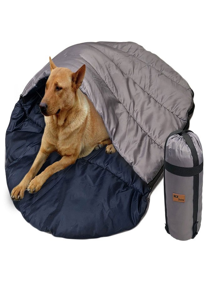 KZ Dotnz Soft Warm Dog Sleeping Bag, Large Portable Waterproof Camping Pet Bed, Packable Dog Bed for Camping, Hiking, Indoor Use - Image 1