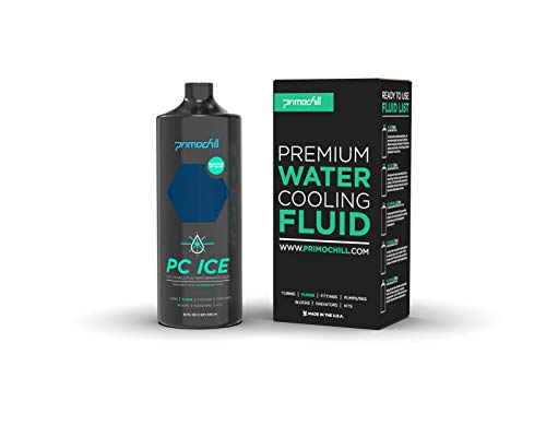 PrimoChill Ice - Low-Conductive Computer Watercooling Fluid (32 oz.) - Electric UV Blue - Image 2